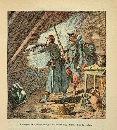 लुई बॉम्बल्ड (1862-1927) (फ्रेंको-जर्मन युद्ध; 1870 -1871 का अभियान): 11 अक्टूबर को ऑरलियन्स की लड़ाई द्वारा सचित्र यूजीन सर्जेंट द्वारा द आर्मी ऑफ द लॉयर, जिसे ग्रेनेस्ट के नाम से जाना जाता है। द्वारा लुई चार्ल्स ने बमबारी की