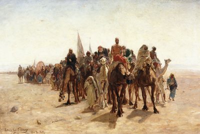 मक्का जाने वाले तीर्थयात्री; 1890 में मक्का जा रहे तीर्थयात्री द्वारा लुई कम्फर्ट टिफ़नी