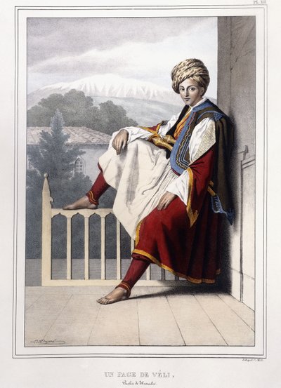 पोर्ट्रेट, दृश्य और ग्रीक और ओटोमन वेशभूषा यात्रा से एथेंस और कॉन्स्टेंटिनोपल, 1825 तक द्वारा लुई डुप्रे