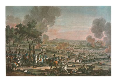 वाग्राम के पास लड़ाई, 7 जुलाई 1809, c1850। द्वारा लुई फ्रेंकोइस मारिएज