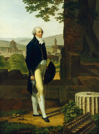 सर गॉडफ्रे वासल वेबस्टर बीटी का पोर्ट्रेट, 1794 द्वारा लुई गॉफ़ियर