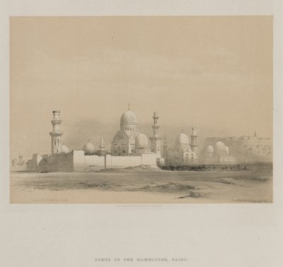 मिस्र और नूबिया, वॉल्यूम III: टॉम्ब्स ऑफ द मेम्पेन्स, काहिरा, 1849। द्वारा लुई हागे