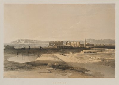 मिस्र और नूबिया, खंड II: कर्नाक, 1847। द्वारा लुई हागे