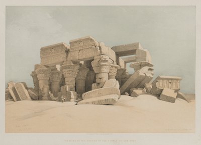 मिस्र और नूबिया, खंड II: कोम-ओम्बो, 1846। द्वारा लुई हागे
