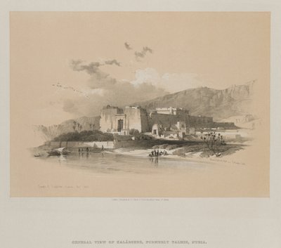 मिस्र और नूबिया, खंड II: कबाब का मंदिर, नूबिया, 1848। द्वारा लुई हागे