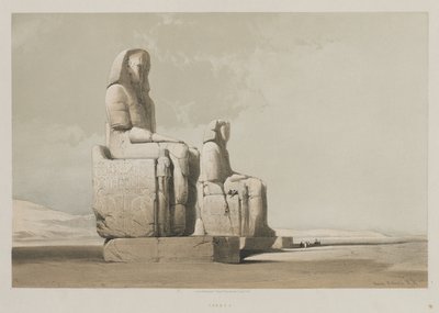 मिस्र और नूबिया, वॉल्यूम I: थिब्स, 1846। द्वारा लुई हागे