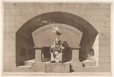 मौत के साथ मकबरा एक स्फिंक्स, सीए के रूप में उभरा। 1779-1784। द्वारा लुई जीन डेस्पर्ज