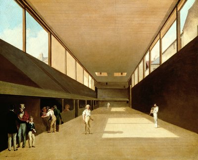 Jeu de Paume, Versailles का इंटीरियर द्वारा लुई लियोपोल्ड बोइली
