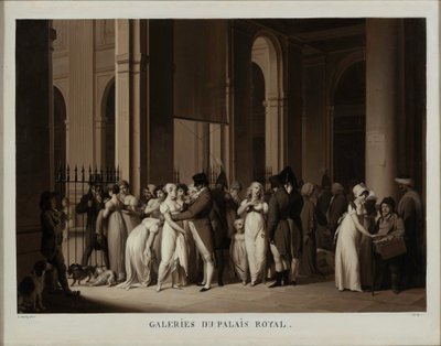 रॉयल पैलेस की गैलरी, 1809। द्वारा लुई लियोपोल्ड बोइली