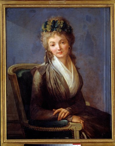 लुसील डेसमॉलिन्स (नी ऐनी-लुईस डुप्लेसिस-लारिसन) (1771-1794) का चित्र लुई लियोपोल्ड बोइली (1761-1845) द्वारा चित्रित। 18 वीं सदी। मंद ०.८५ x ०.६७ मीटर पेरिस, मुसी कार्नावाले द्वारा लुई लियोपोल्ड बोइली