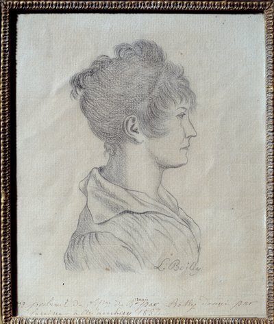 जोसेफिन डी ब्यूहरनाइस का प्रोफाइल पोर्ट्रेट (1763-1814) लुइस लियोपोल्ड बोइली द्वारा ड्राइंग (1761-1845) 1793 सन। 0.17x0.21 मीटर मालमाइसन, महल संग्रहालय द्वारा लुई लियोपोल्ड बोइली