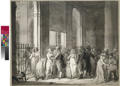 द आर्क्स इन द पैलैस रॉयल, c.1804 द्वारा लुई लियोपोल्ड बोइली