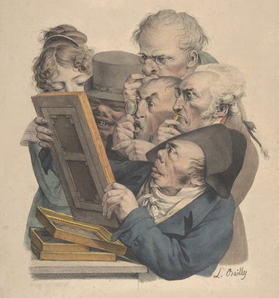 कला पारखी, 1823-28। द्वारा लुई लियोपोल्ड बोइली