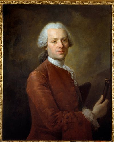 लुइस टोक (1696 - 1772) वर्साय द्वारा पेंटिंग ऑफ़ जीन द राउंड ऑफ़ एलेम्बर्ट (1717 - 1783) का पोर्ट्रेट। मुसी लैम्बिनेट। - अलेम्बर्ट के जीन द राउंड का पोर्ट्रेट (1717-1783)। लुई टोक द्वारा चित्रकारी (1696-1772) द्वारा लुइस टोके