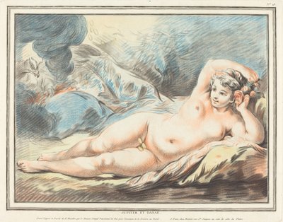बृहस्पति और दानë, 1774। द्वारा लुई मारिन बोनट