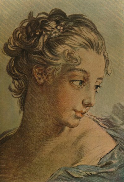 La Tete DUne Jeune Fille, A Young Girl के प्रमुख, c1760-1790, 1913 द्वारा लुई मारिन बोनट