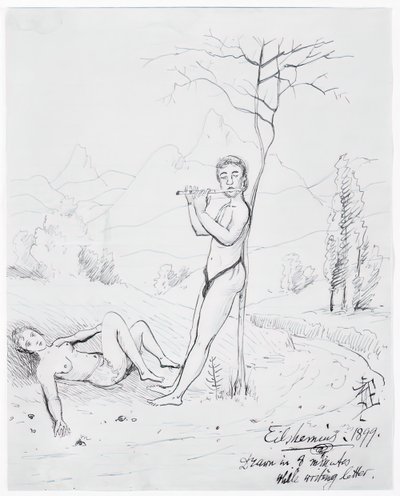 देहाती, 1899. द्वारा लुई मिशेल एल्सहेमियस