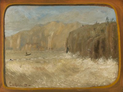 टू गल्स एंड क्लिफ्स, ca. 1913-1921। द्वारा लुई मिशेल एल्सहेमियस