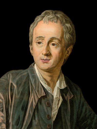 फ्रांसीसी लेखक और दार्शनिक डेनिस डाइडरॉट (1713-1784) का पोर्ट्रेट मिशेल वान लू द्वारा उकेरा गया है द्वारा लुई मिशेल वान लू