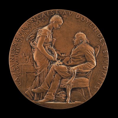मिशेल-यूजीन शेवरूल, 1786-1889, रसायनज्ञ, भौतिक विज्ञानी, और दार्शनिक, 1886। द्वारा लुई ऑस्कर रोटी