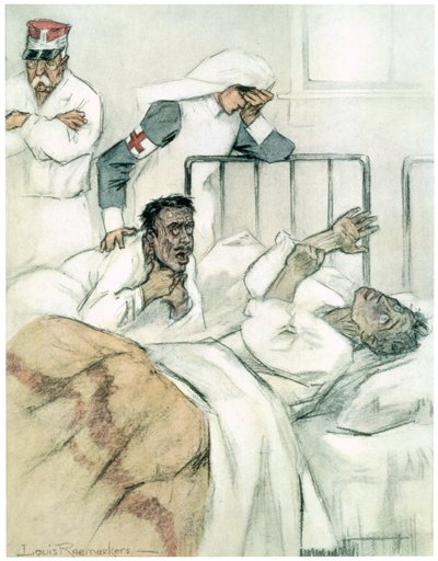 'स्लो एस्फेक्सिएशन', 1916 द्वारा लुई रायमेकर्स
