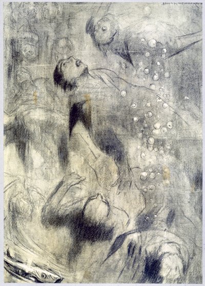 द सी माइन, 1916 द्वारा लुई रायमेकर्स