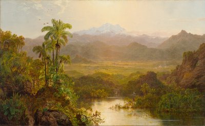 इक्वाडोर में लैंडस्केप, 1859 द्वारा Louis Rémy Mignot