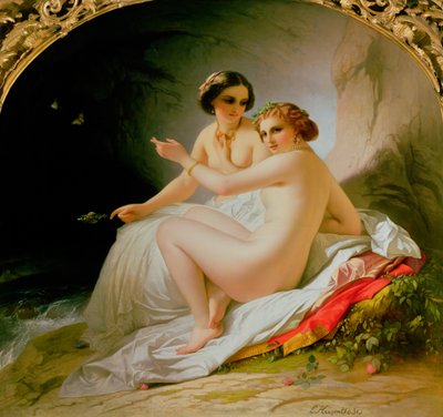 द बाथर्स, 1830 द्वारा Louise Marie Jeanne Hersent