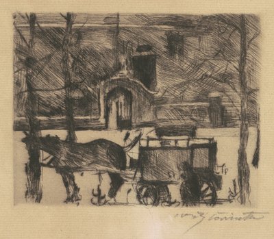 मिल्क वैगन मिल्क वैगन, 1916। द्वारा लोविस कोरिंथ