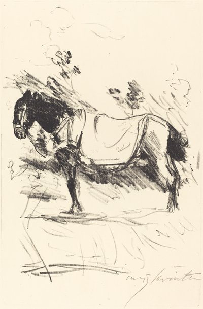 रीटफर्ड राइडिंग-हॉर्स, 1916। द्वारा लोविस कोरिंथ