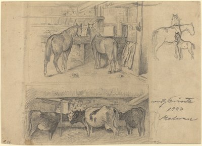 द बार्न, 1883। द्वारा लोविस कोरिंथ