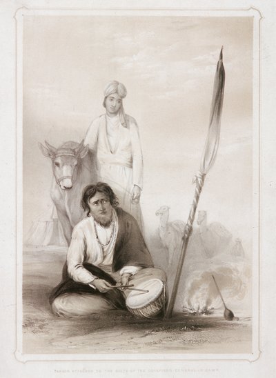 1844 में कैंप में गवर्नर जनरल के सूट से जुड़े फकीर द्वारा लोवेस डिकिंसन