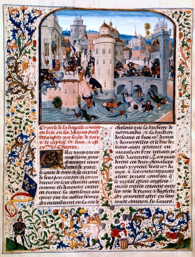 Meaux, 1358, c1475 में किसान विद्रोहियों का नरसंहार द्वारा Loyset Liedet