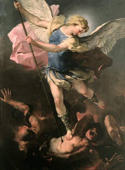 सेंट माइकल द आर्कगेल, सीए 1663 द्वारा Luca Giordano