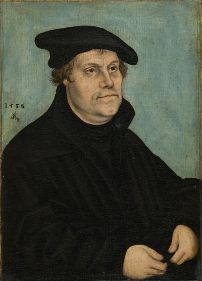 50, 1533 के युग में मार्टिन लूथर 1483-1546 द्वारा Lucas Cranach the Elder