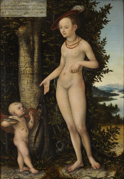 वीनस विद कामदेव द हनी चोर द्वारा Lucas Cranach the Elder