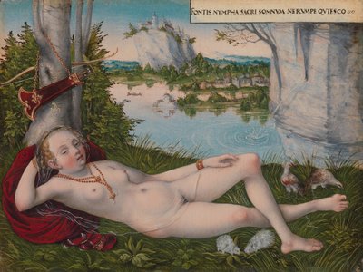 वसंत की अप्सरा, ca. 1545-1550। द्वारा लुकास ने यंगर को क्रैंक किया