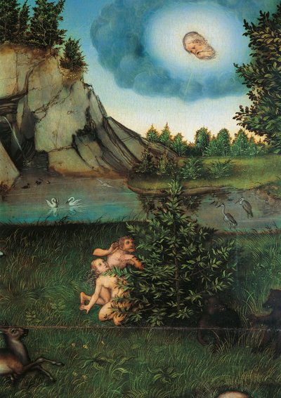 स्वर्ग का विवरण, c.1530 (पैनल पर तेल) द्वारा लुकास द एल्डर क्रैनाच