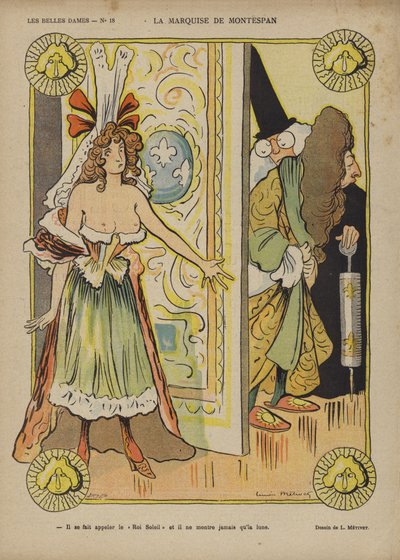 Marquise De Montespan, Le Rire के लिए चित्रण द्वारा लुसिएन मेटिवेट