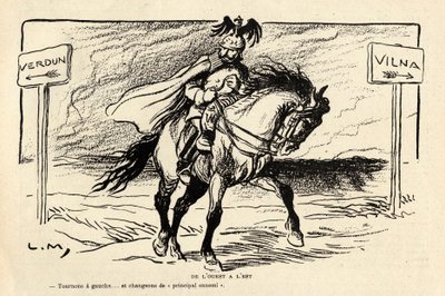 ले रीयर रूज, बी एंड डब्ल्यू में व्यंग्य द्वारा लुसिएन मेटिवेट