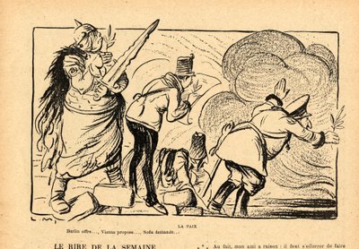 ले रीयर रूज, बी एंड डब्ल्यू में व्यंग्य द्वारा लुसिएन मेटिवेट