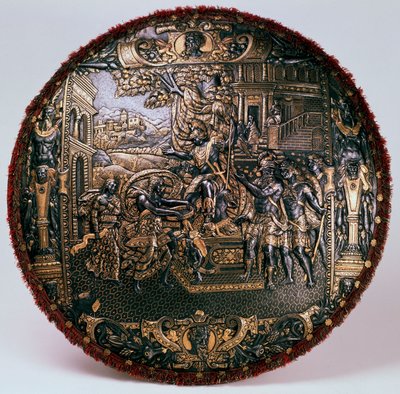 परेड शील्ड, c1580। द्वारा लुसियो पिकिनिनो