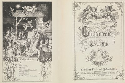 गीत और चित्र में ईसाई आनंद, 1855। द्वारा लुडविग रिक्टर