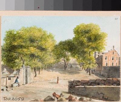 जेनोआ में कैप्पुकिनी के मोंटे का दृश्य (वाटरकलर, सीए 1825) द्वारा लुइगी गैरीबो