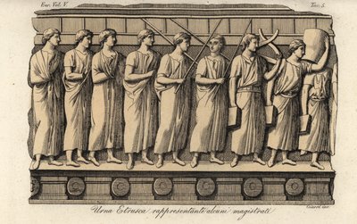 एक प्राचीन Etruscan कलश से मजिस्ट्रेट द्वारा लुइगी गिअरे