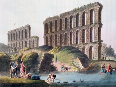 प्राचीन कार्थेज के ग्रैंड एक्वाडक्ट के खंडहर, ट्यूनीशिया, 1803 द्वारा लुइगी मेयर