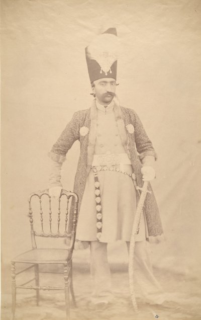 नासिर अल-दीन शाह, सीए। 1852-55। द्वारा लुइगी पेस