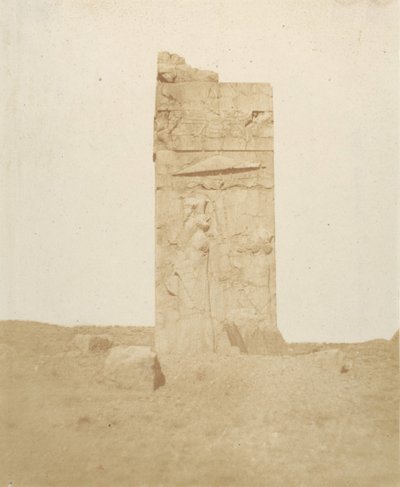 रुईन ऑन द थर्ड टेरेस, पर्सेपोलिस, 1858। द्वारा लुइगी पेस