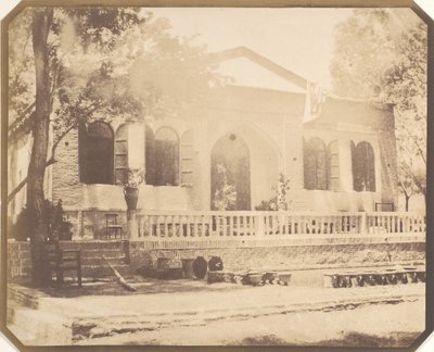 Zergiandeh। रूसी मंत्री का कंट्री हाउस, तेहरान, 1858। द्वारा लुइगी पेस