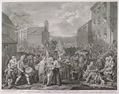द मार्च टू फिंचले, 1761। द्वारा ल्यूक सुलिवन
